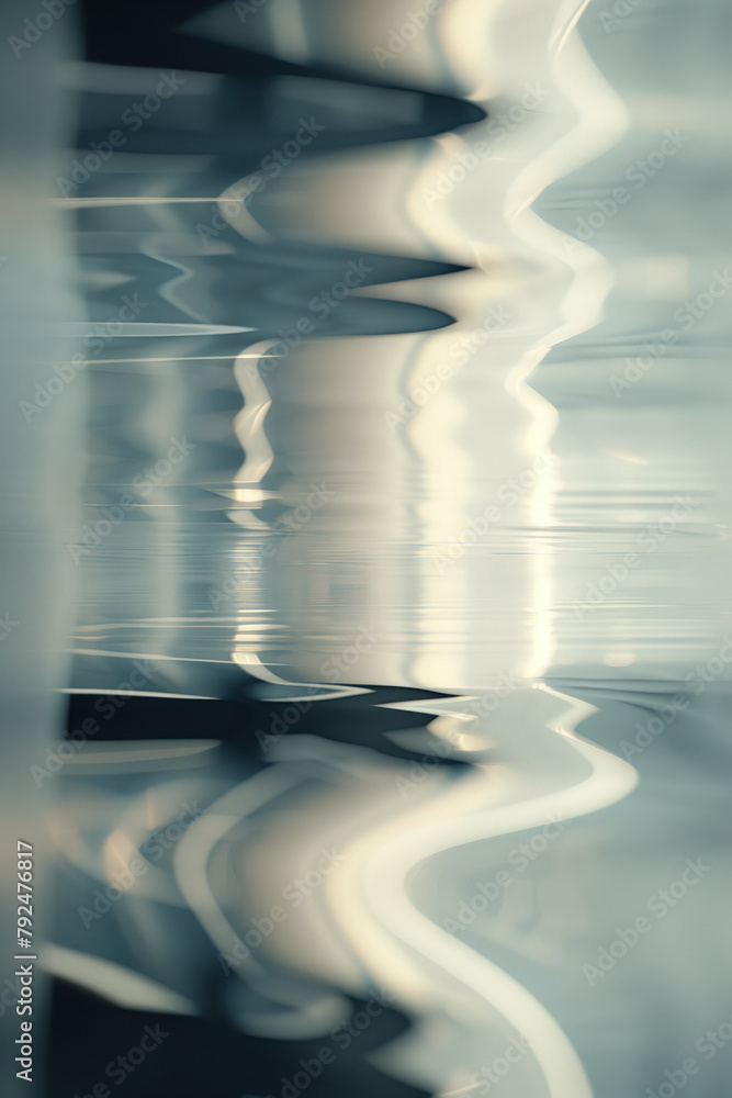 Poster abstract background with reflections and caustics. hi-tech. futuristic background image. created wit