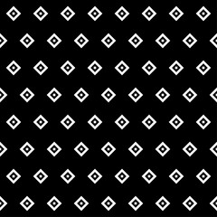 Black and white geometric seamless pattern, abstract vector illustration ornament 