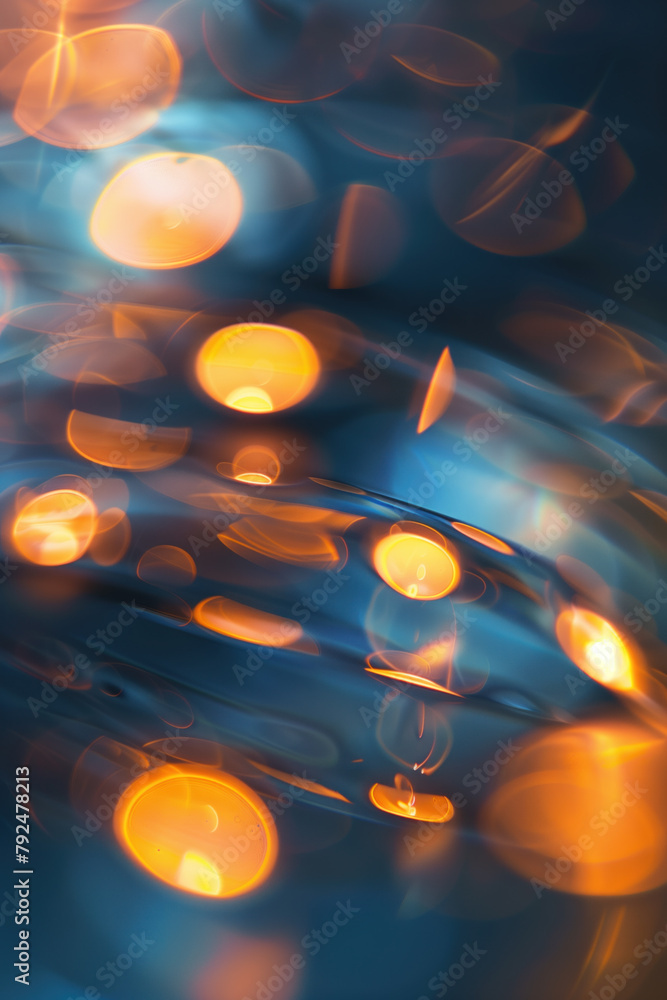 Poster abstract background with reflections and caustics. hi-tech. futuristic background image. created wit