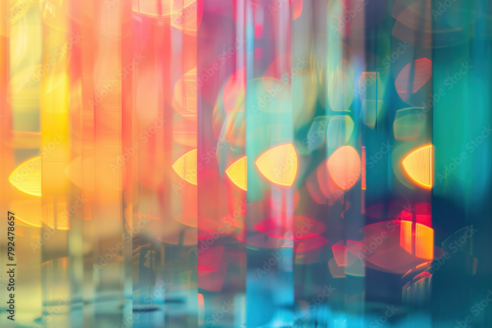 Poster abstract background with reflections and caustics. hi-tech. futuristic background image. created wit