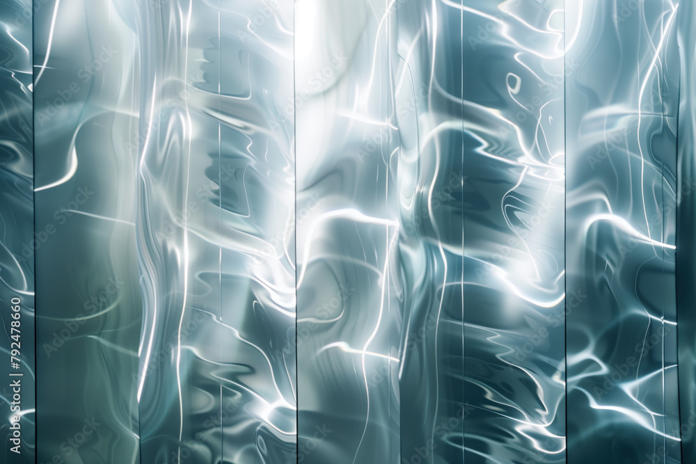 Poster abstract background with reflections and caustics. hi-tech. futuristic background image. created wit