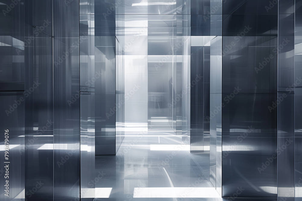 Poster abstract background with reflections and caustics. hi-tech. futuristic background image. created wit