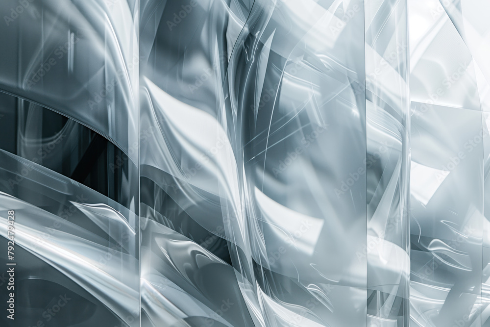 Poster abstract background with reflections and caustics. hi-tech. futuristic background image. created wit