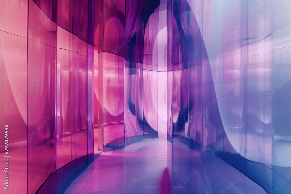 Poster abstract background with reflections and caustics. hi-tech. futuristic background image. created wit