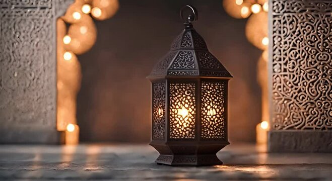Ramadan Lantern Creates a Peaceful Atmosphere