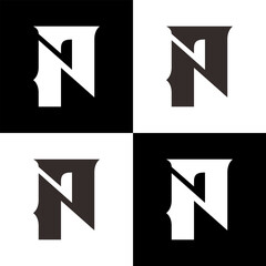 letter P logo design vector