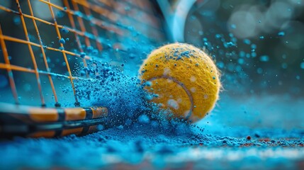 Tennis Racket and Tennis Ball