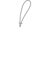 Blank plain white price tag. flat design illustration.