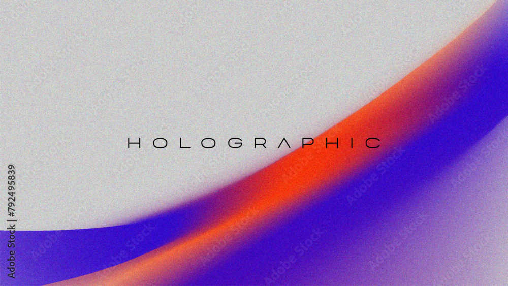 Wall mural modern holographic gradient background design: abstract mesh for digital graphics