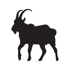 Goat Animal shilhoutte vector design element