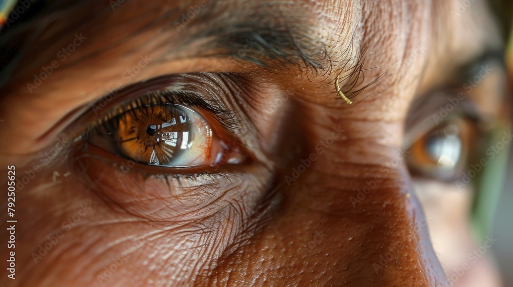 Poster her brow was lined with furrows a reflection of the countless emotions she had experienced. .