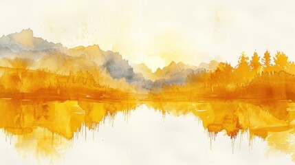Eclipsing Gold: Illustrate the dominance of gold prices with bold watercolor strokes. - obrazy, fototapety, plakaty