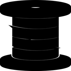 black silhouette of a hat