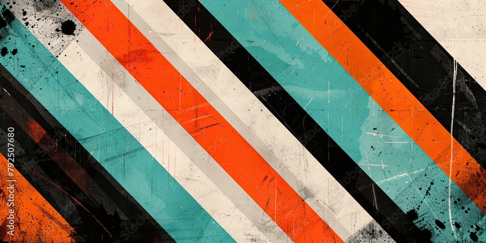 Poster a contemporary masterpiece emerges with a fusion of scribble lines, bold marker strokes, and black g
