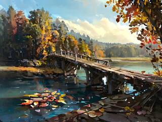 Autumn on the lake 03