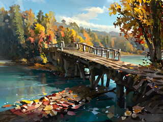 Autumn on the lake 02