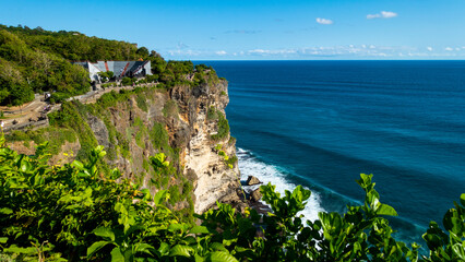 BALI APRIL 2024 - Bali Pura Luhur Uluwatu Tempel, 
Uluwatu and Beautiful Cliff. Holiday in Bali,...