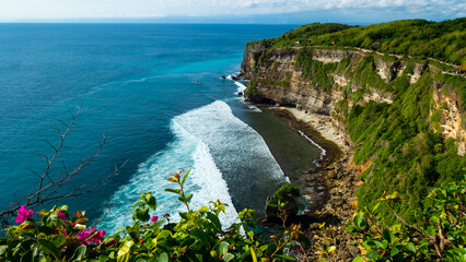 BALI APRIL 2024 - Bali Pura Luhur Uluwatu Tempel, 
Uluwatu and Beautiful Cliff. Holiday in Bali,...