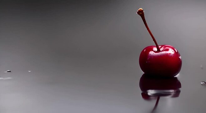 A Photorealistic Image of Cherries