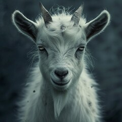 Create an eerie tale of a pygmy goat that is rumored to be cursed