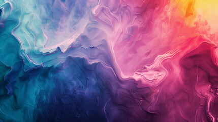 Abstract Multicolored Painting Wallpaper. Contemporary Design Texture. Generative AI, 8K Photo...