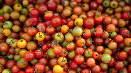Fresh Organic Tomatoes at Local Farmers Market