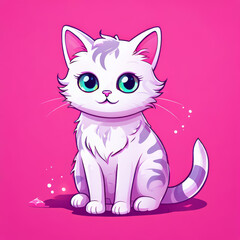Obraz premium illustration of a cat