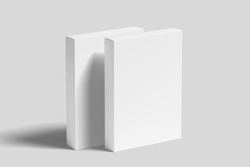 Realistic Software Box Packaging Illustration for Mockup. 3D Render.