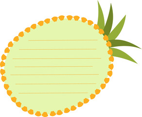 Fruit Note Paper