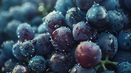 Fotobehang Malbec grapes in the vineyard. © Pablo