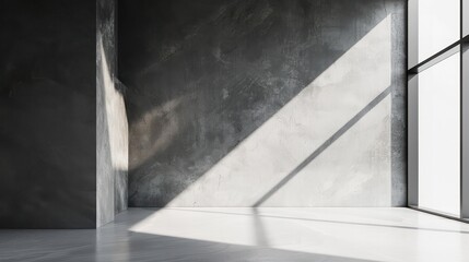 Minimalist Interior with Sunlight