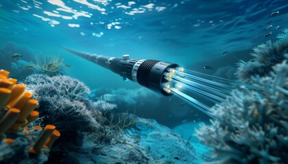 Cutting-Edge Submarine Fiber-Optic Cable Global Communication