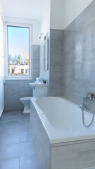 interior modern house bathroom