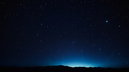 Naklejka premium Panorama of the night sky