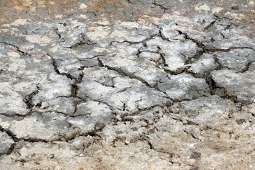 Ausgetrockneter Boden