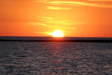 Sonnenuntergang an der Ile de Re