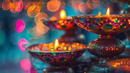 Defocused In this ethereal photograph the vibrancy of colors and patterns are softened inviting contemplation and reflection. The intermingling of traditions and beliefs on display .