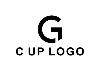 letter c up logo, design, Vector, illustration, creative icon, template