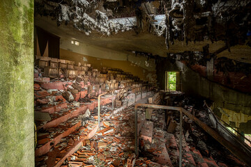 The abandoned and rotten theater