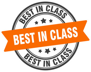 best in class stamp. best in class label on transparent background. round sign