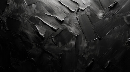 Composición artística abstracta, fondo negro