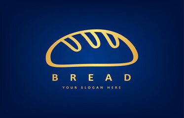 Bread logo vector. Bakery design