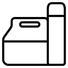 Food icon with outline style. Suitable for website design, logo, app and UI. Based on the size of the icon in general, so it can be reduced.