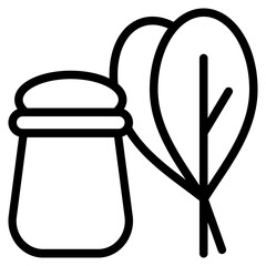 Grocery icon with outline style. Suitable for website design, logo, app and UI. Based on the size of the icon in general, so it can be reduced.