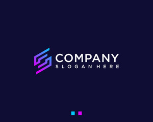 letter S monogram logo