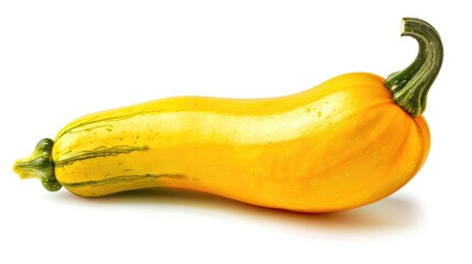 Vegetable squash isolated on white background. Tasty healthy full of vitamins Generative AI