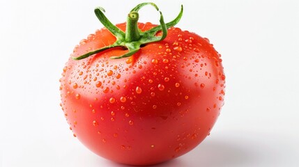 Vegetable tomato isolated on white background. Tasty healthy full of vitamins Generative AI
