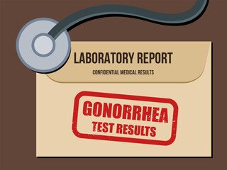 Gonorrhea STD medical test results