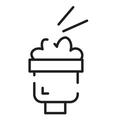 Bowl Dish Food Line Icon