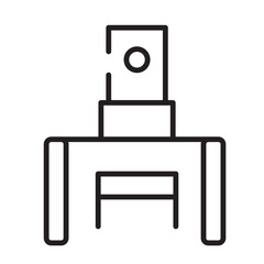 Ancestral Label Sign Line Icon